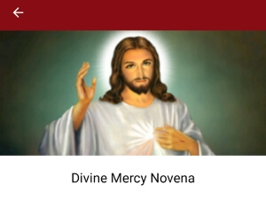 Divine Mercy Novena App Screenshot