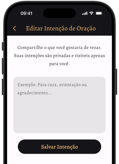 Recurso de Intenções de Oração