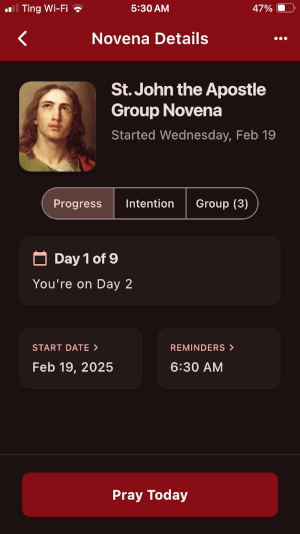 Group Novena Details