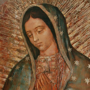 Estampa con oración - Virgen de Guadalupe