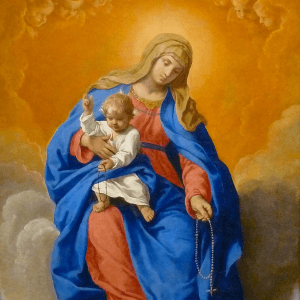 About Our Lady of the Rosary Image