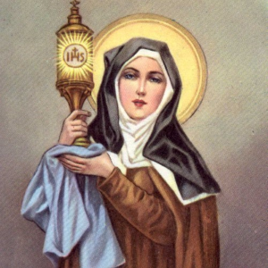 St. Clare av Assisi Novena bild